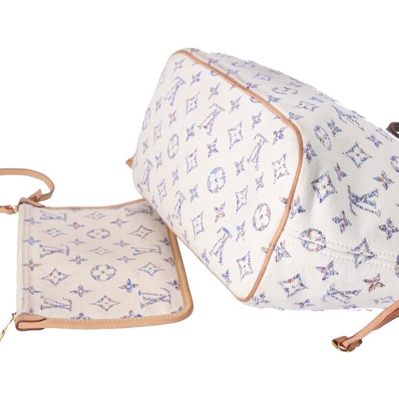 Louis Vuitton Garden Collection Neverfull MM Tote Monogram Jacquard Multicolor - Picture 7 of 10